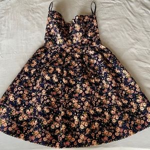 Strapless Flower Dress
